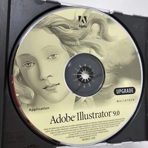 No serial number or key Adobe Illustrator 9.0 UPGRADE disc for Mac - Picture 1 of 3