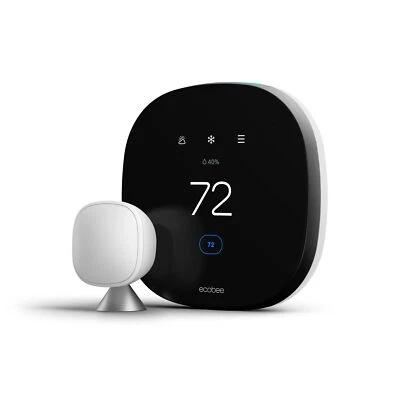 ecobee SmartThermostat with Voice Control - Programmable Wifi Thermostat - Works - Image 1 of 4