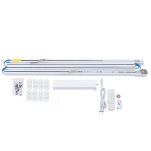 Electric Smart Curtains Remote Controlled Drapery System Curtain Rod Track Rail - Picture 1 of 11