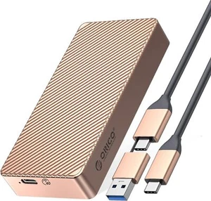 M.2 NVMe Bo?Tier SSD PCIe USB 4.0 40 Gbps Type-C vers M-Key B+M Key Adaptateu... - Photo 1/7