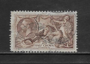 GRAN BRITAIN SCOTT 222 USADO EN MUY BUEN ESTADO - 1934 2'6p MARRÓN REGRABADO - EDICIÓN BRITANNIA - Imagen 1 de 2