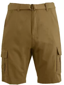 Galaxy By Harvic Mens Cotton Chino Shorts Color: Sand Size: 40 - Picture 1 of 3