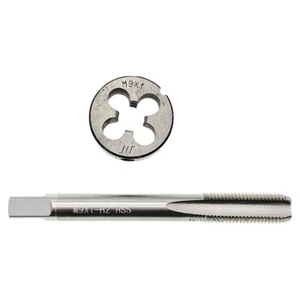 M9 x 1.0mm Metric Tap Die Set RH Right Hand HSS M9x1 Thread - Picture 1 of 5