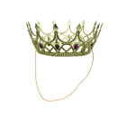 Gold Royal Queen Princess Medieval Crown Tiara Novelty Cosplay Costume Accessory