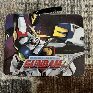 Vintage 2000 Bandai Gundam Wing Anime Mobile Suite Metalldose Brotdose - Bild 1 von 7
