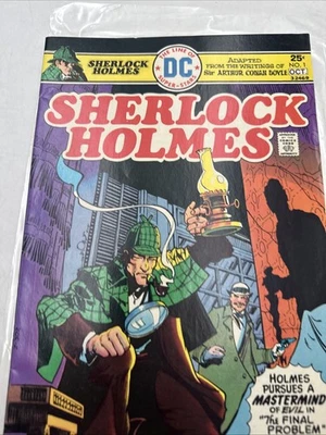 Adaptación misteriosa de la Edad de Bronce de Sherlock Holmes #1 (1975) DC Comics One-Shot Foto 1 de 4