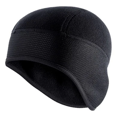 Winter Thermal Warm Skull Cap Fleece Windproof Beanie Hat Outdoor Helmet Liner - Image 1 of 4