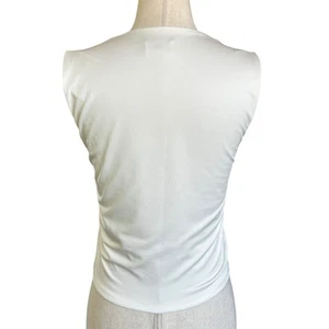 Live iIn The Moment weißes bauchfreies Tanktop Damen Größe Large | 19-12 - Bild 1 von 6