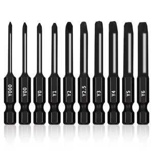 Triwing Bit Set (10er Pack - 2,3" lange Magnetköpfe) in folgenden Tri Wing B - Bild 1 von 5