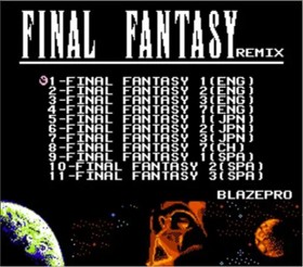 FINAL FANTASY I, II, III, VII REMIX, 11in1 Game Cartridge for NES/FC Consoles
