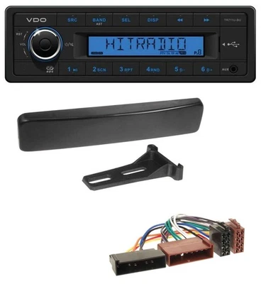 VDO AUX 1DIN MP3 USB Autoradio für Ford Puma Cougar Fiesta Focus Mondeo schwarz - Bild 1 von 4