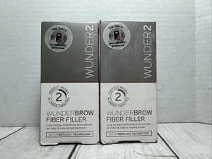 Wunder2 Wunderbrow Fiber Filler Brow Eyebrow Powder Auburn 0.07 oz 2 Boxes - Picture 1 of 8