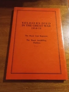 Soldiers Died In The Great War 1914-19 pt 23 -The Royal Irish Regiment Free Ship - Picture 1 of 10