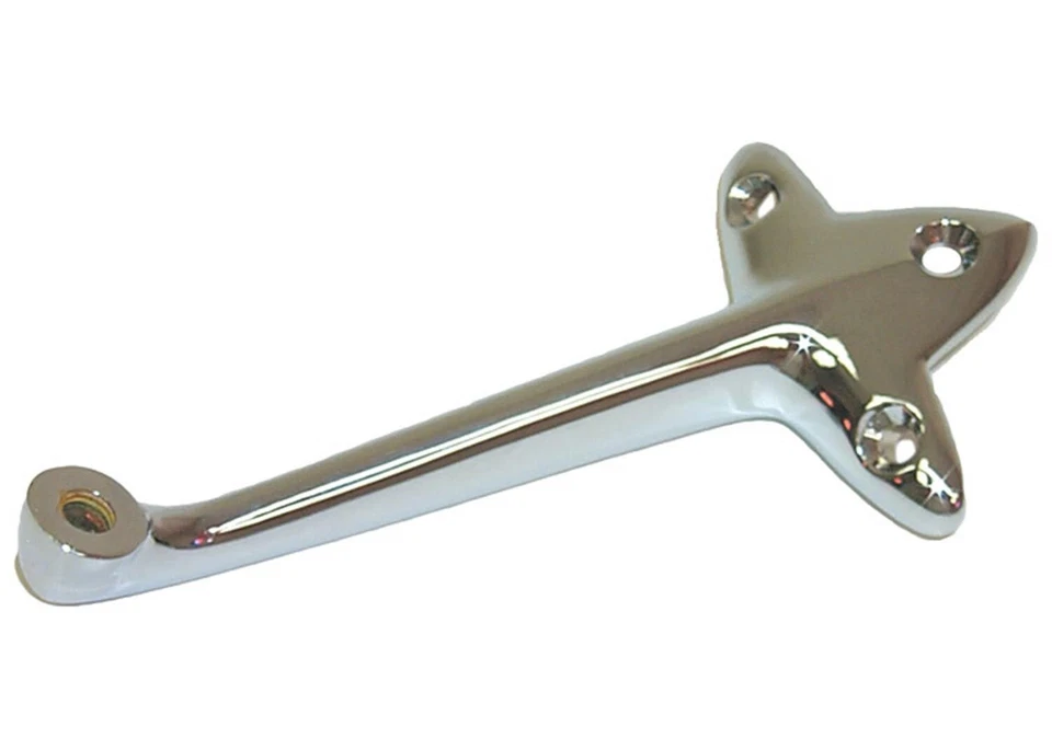 1955-59 CHEVY TRUCK GMC SUBURBAN 3100 APACHE SUPORTE DE ESPELHO RETROVISOR CROMADO - Imagem 1 de 1