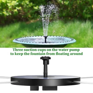 AISITIN 2.5W Solar Fountain,with 6 Nozzles,for Garden, Ponds, Pool, Fish Tank - Picture 1 of 10