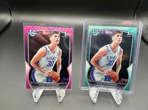 2022-23 Bowman U Chrome Pink & Aqua /299 Refractor #47 Kyle Filipowski Duke Jazz - Bild 1 von 2