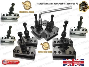 10 Piece T1 T51 Quick Change Tool Post Set Hardened & Ground for Boxford lathes - Picture 1 of 6