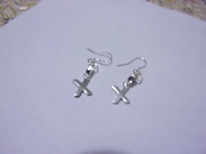 ORECCHINI IN ARGENTO CON INIZIALE (X) - Foto 1 di 1