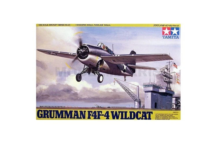 TAMIYA 61034 1/48 Grumman F4F-4 (WILDCAT) - Image 1 of 1