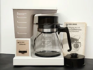 Vtg Black & Decker Coffeematic 10-cup Drip Coffee Maker Long Life Brew Starter - Picture 1 of 8