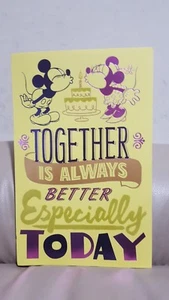 American Greetings Disneg Mickey and Minnie Birthday card Brand new - Picture 1 of 2