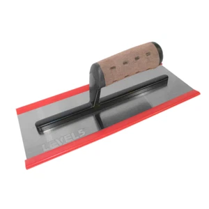 Trowel Gold SS / Leather Handle 290mm Level5 - Picture 1 of 2