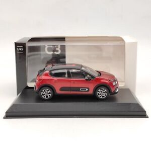 Norev 1/43 Citroen C3 2020 Red Diecast Model Cars Limited Edition Collection