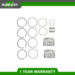 2 Cast Aluminium Cylinder Piston Kit For Polaris 800 EFI 2011 2012 2013 201 - Imagen 1 de 16