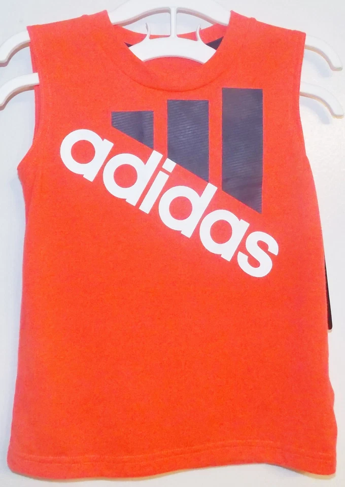 Adidas Boys Sleeveless Tank Tops Shirts 4 Choices Sizes 4 and 7X NWT - Image 1 of 1