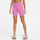NEW Nike [S] Women's ONE 7'' Mid-Rise Biker Shorts-Cosmic Fuchsia DD0243-665