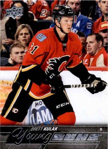 2015-16 Upper Deck #248 BRETT KULAK  RC Young Guns Calgary Flames 