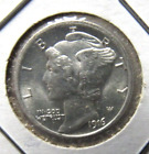 United States 1916 Mercury Dime Bu Or Better Condition Or Better High Grade Co*