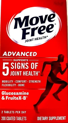 Schiff Move Free Advanced Glucosamina & FruiteX-B 200 Comprimidos CADUCIDAD 11/2026 Foto 1 de 4