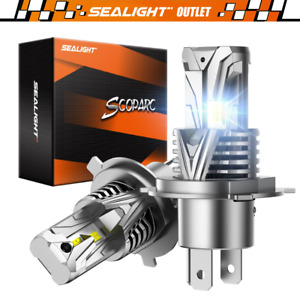 SEALIGHT H4 9003 HB2 Bulbs Dual Beam S7S Fog Lights Replacement Bulbs for Truck