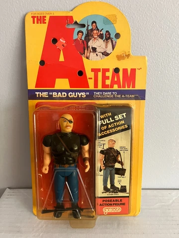 1983 Vintage Galoob The A-Team The Bad Guys Python Action Figure Good Condition Cover