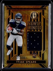 2023 Gold Standard Newly Minted Tyjae Spears Jersey RC /399 Titans