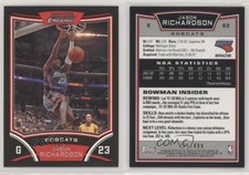 2008-09 Bowman Draft Picks & Stars Chrome Refractor /499 Jason Richardson #63