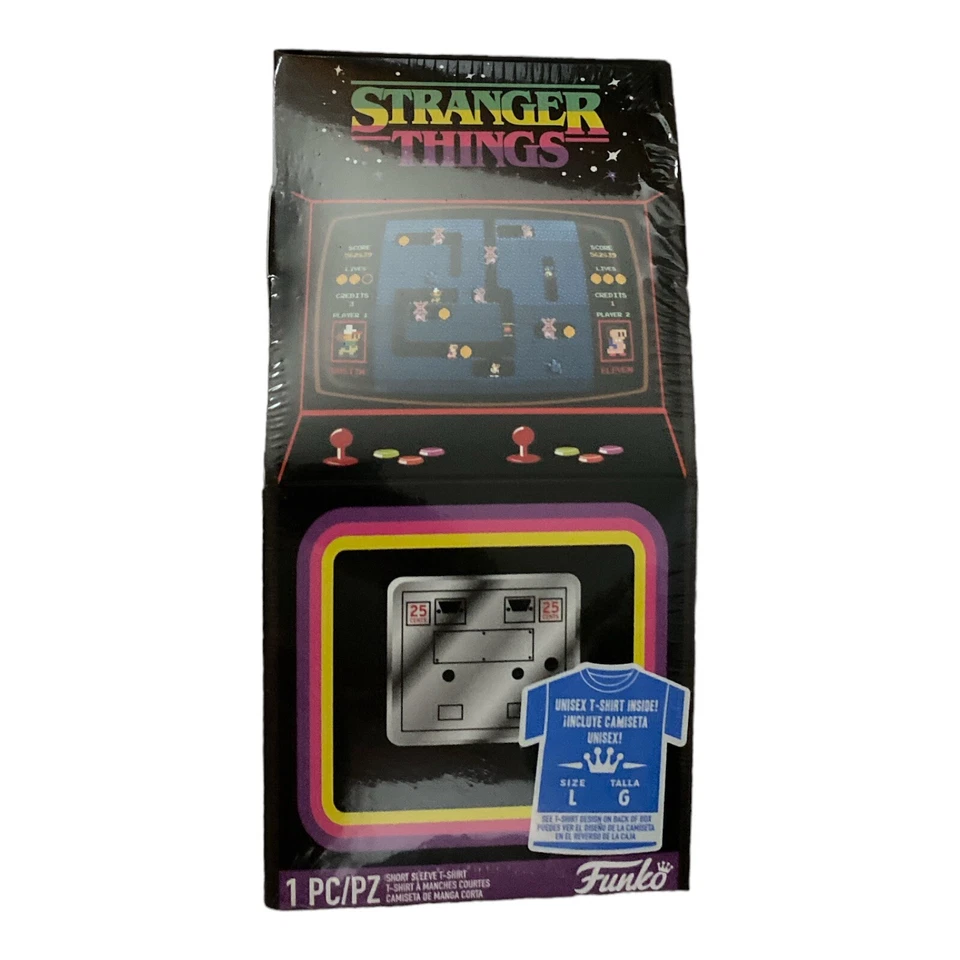 Funko Stranger Things Blacklight Neon T Shirt Limited Edition Sz M Fan Cotton