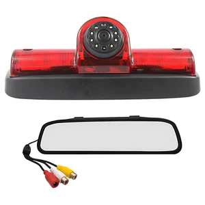 Car Brake Light Parking Camera for Dodge RAM PROMASTER cargos van 5'' Monitor IR - Picture 1 of 21