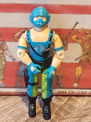 GUANTES AZULES Copperhead V1 completos 1984 G.I. Figura de acción vintage de Joe Hasbro Foto 1 de 2