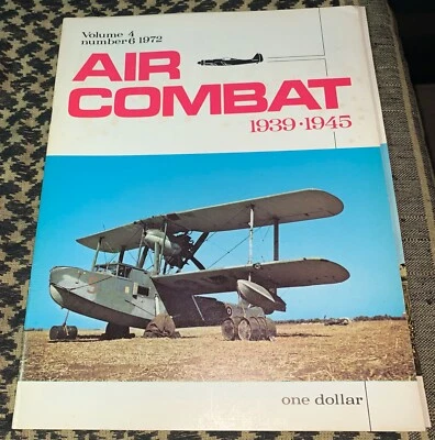 AIR COMBAT 1939-1945 V4N6 USN CRACK-UPS GRUMMAN XTB2F-1 - Image 1 of 4