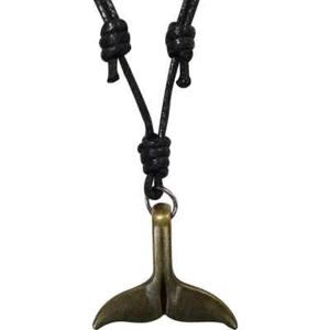 Metall Wal Meerjungfrau Delfin Schwanz Anhänger Kette Halskette Herren Damen Kinder - Bild 1 von 9