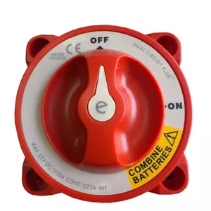 ISURE MARINE Boat Plastic Yacht Red Square Switch Panel Boat Accessories - Picture 1 of 4