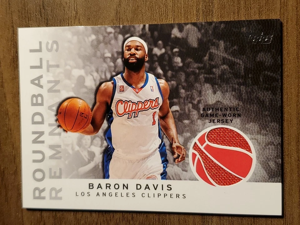2009 Topps #RR-BD Baron Davis  Roundball Remnants  Mint+ New Clippers - Image 1 of 3