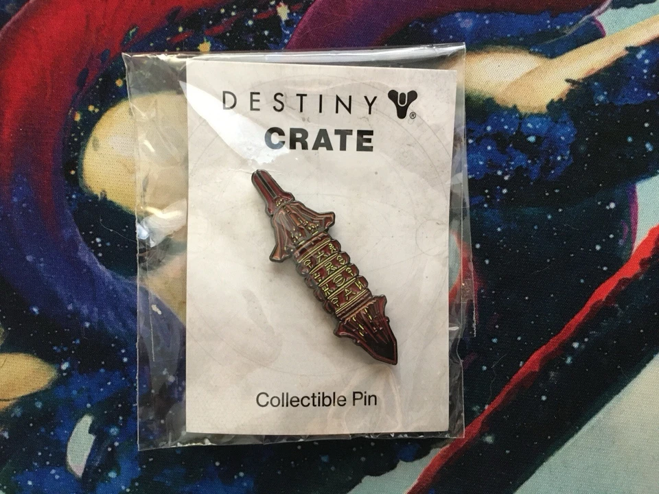Destiny 2 \ Cryptoglyph Pin \ Lootcrate Moon \ 2021 \ Bungie - Image 1 of 1