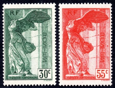 FRANCE 1937 VICTORY SCOTT #B66-B67 MINT NEVER HINGED - Image 1 of 2