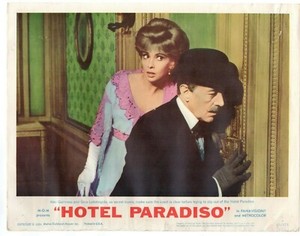 ROBERT MORLEY GINA LOLLOBRIGIDA HOTEL PARADISO ORIG 11X14 LOBBY CARD LC3174