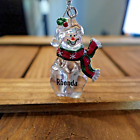 Rhonda Clear Snowman Christmas Ornament Personalized Name Gift