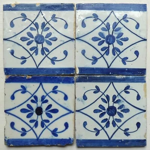 antike Fliese, Portugal, Azulejos, Tile, Tegel, Carreaux Ancien, 20 Jh. - Bild 1 von 2