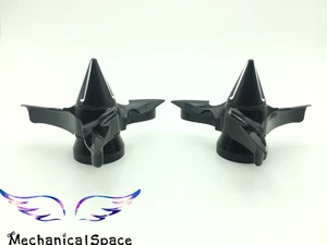 Spun Blade Spinning Front Axle Cap Nut Cover Harley Softail Touring XL XG - Picture 1 of 10